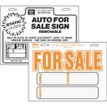 Hy-Ko Auto For Sale Sign 9" x 12", 10PK A00259